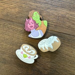 Shoe charms: Legends and Lattes shoe charms by FairyLoot